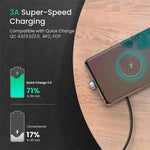 UGREEN Mobile Phone Accessories UGREEN Angled USB-C Male To USB2.0 A Male 3A Data Cable(180°Angle) / US311
