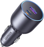 UGREEN Mobile Phone Accessories UGREEN-C 63W 2-Port Fast Car Charger USB-C 45W PPS + USB-A 18W | EC701 - Acc