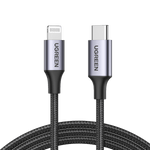 UGREEN Mobile Phone Accessories UGREEN-C MFi USB-C to Lightning Cable PD 20W Fast Charging Nylon Braided 2m | US304 - Acc