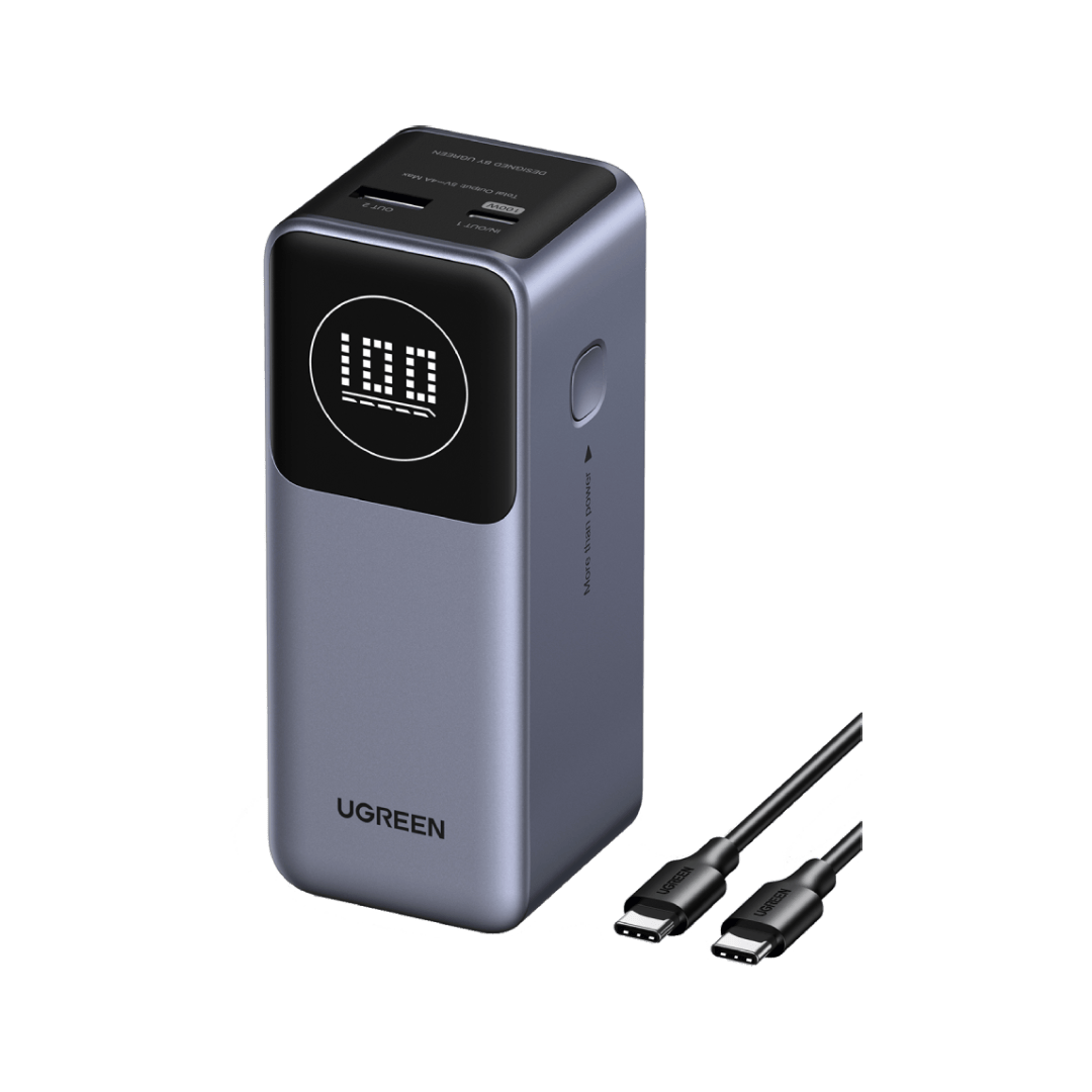 UGREEN-C Nexode Power Bank 12000mAh 100W with Smart Digital Display | PB724 - Acc - متجر نصر