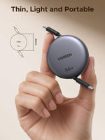 UGREEN Mobile Phone Accessories UGREEN-C Nexode Retractable USB-C to USB-C Cable 100W 1m | L531 - Acc