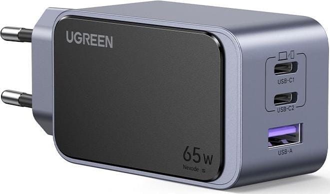 UGREEN-C Nexode S 65W 3-Port GaN Fast Charger (EU Plug) | X553 - Acc - متجر نصر