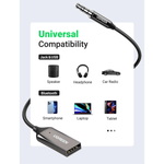 UGREEN Mobile Phone Accessories UGREEN Car Bluetooth 5.0 Receiver  Audio Adapter Black(5.0) / 70601