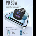 UGREEN Mobile Phone Accessories UGREEN Car Charger USB-C USB-A 30W - Black / 25845