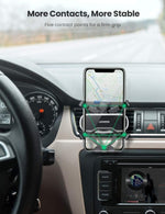 UGREEN Mobile Phone Accessories UGREEN Car Phone Mount Retractable Air Vent Gravity Cell Phone Holder Cradle with Hook /80871