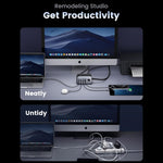 UGREEN Mobile Phone Accessories UGREEN DigiNest Pro Power Strip(2 AC Outlets +  100W  3C1A) UK | 60168
