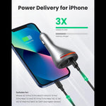 UGREEN Mobile Phone Accessories UGREEN Dual Port Single Extension PD 84W Car Charger | 60712