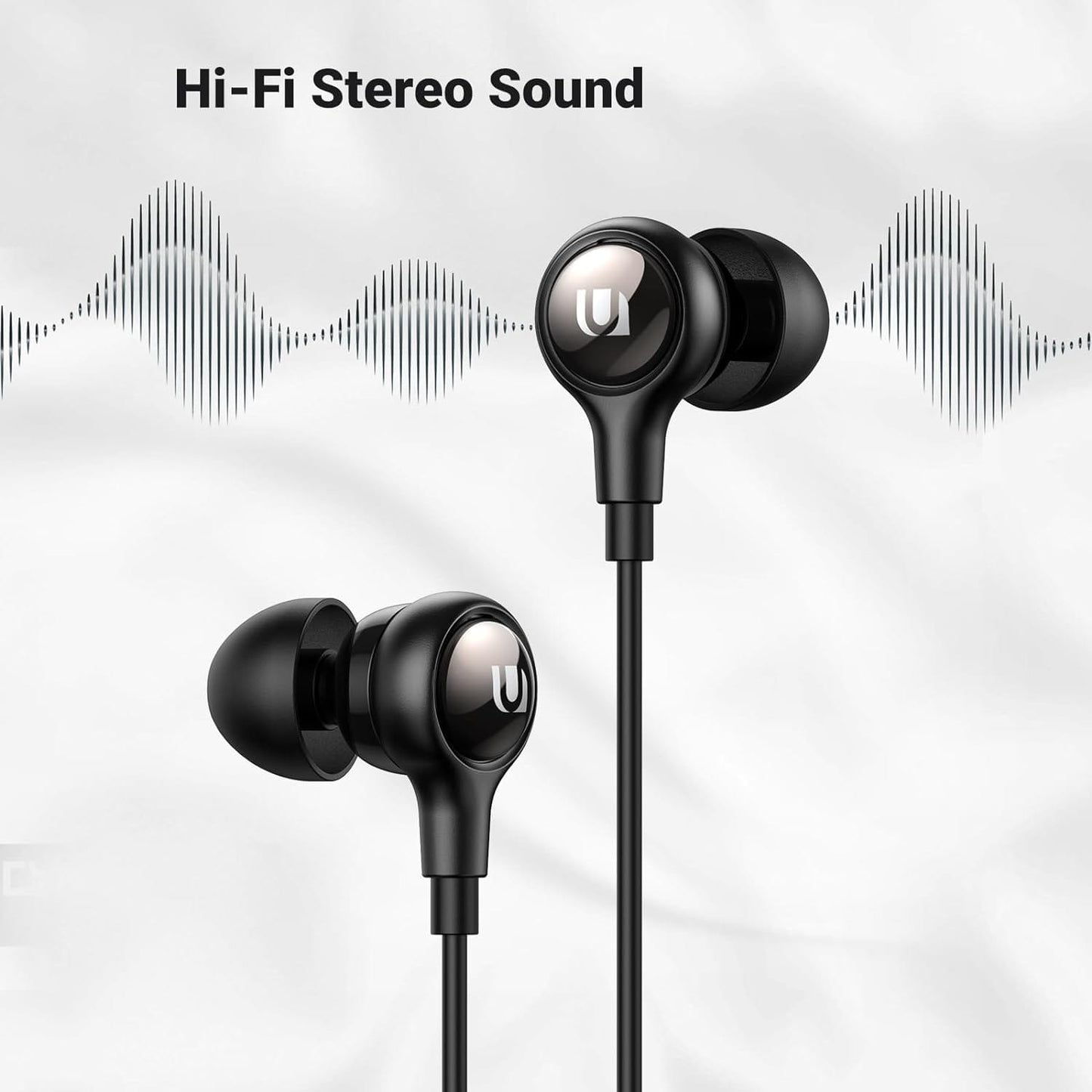 UGREEN HiTune Earphones, In-Ear Wired Headphone with Stereo Audio Microphone | 30638 - متجر نصر