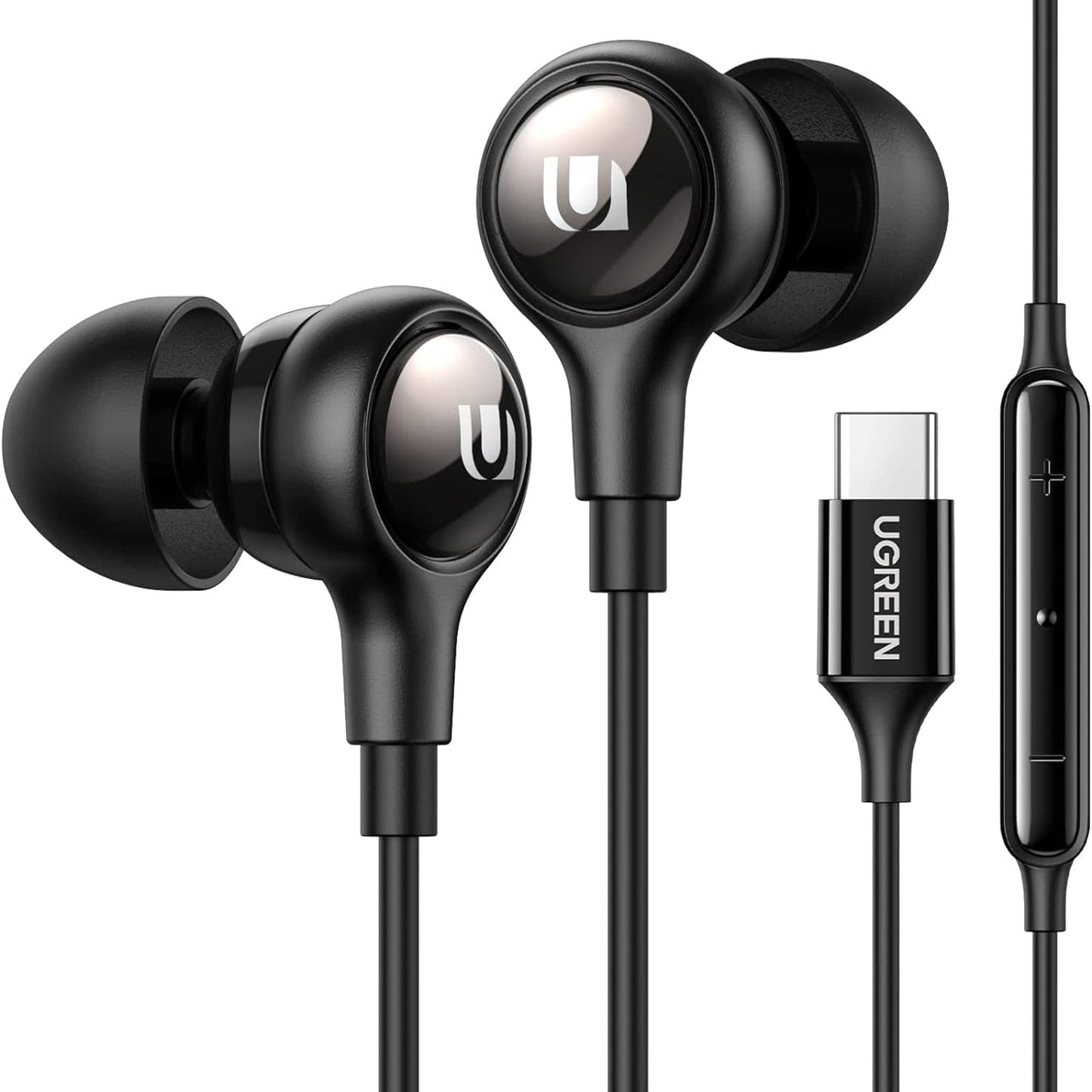 UGREEN HiTune Earphones, In-Ear Wired Headphone with Stereo Audio Microphone | 30638 - متجر نصر