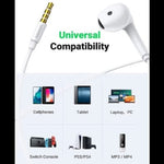 UGREEN Mobile Phone Accessories UGREEN HiTuneE 3.5MM WIRED EARPHONES – WHITE | 60692