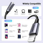 UGREEN Mobile Phone Accessories UGREEN Lightning to 3.5mm Adapter Apple MFi Certified | 30756