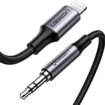 UGREEN Mobile Phone Accessories UGREEN Lightning to 3.5mm Male Aux Cable 1m Grey | 70509