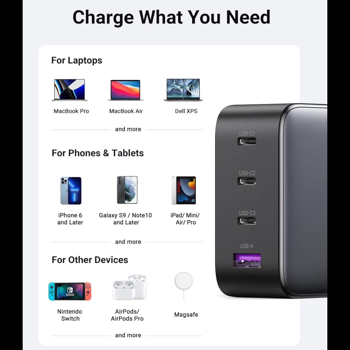 UGREEN Nexode 100W 4-Port GaN Compact Wall Charger | CD226 - متجر نصر