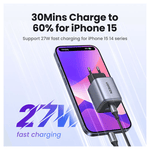 UGREEN Mobile Phone Accessories UGREEN Nexode 35W USB C Charger 2-Port Power Supply GaN II Tech Fast Charger | 15539