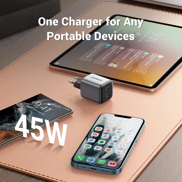 UGREEN Nexode 45W GaN Mini USB-C Charger | CD294 - متجر نصر