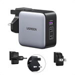 UGREEN Mobile Phone Accessories UGREEN Nexode 65W 3 Port Travel Charger GaN Fast International Charger | 90409