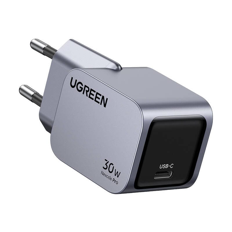شاحن سريع Ugreen Nexode Pro بقوة 30 واط بمنفذ USB-C بتقنية GaN، إصدار الاتحاد الأوروبي / 35006 - متجر نصر