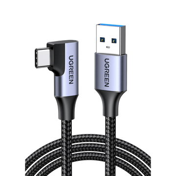 UGREEN Mobile Phone Accessories UGREEN Right Angle USB C Cable 3.0 Type C Charger 5Gbps| 1Meter |US385 - 20299
