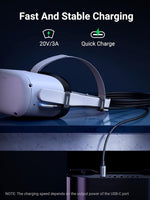 UGREEN Mobile Phone Accessories UGREEN Right Angle USB-C to USB-C VR Link Cable 5.00M | 90629