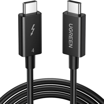 UGREEN Mobile Phone Accessories UGREEN Thunderbolt 4 Cable [Intel Certified], 100W USB C to USB C Charger Cable Fast Charging / 30389