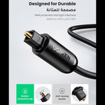 UGREEN Mobile Phone Accessories UGREEN Toslink Audio Optical Cable Male to Male Optical Audio Adapter Cable /AV122