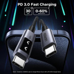 UGREEN Mobile Phone Accessories UGREEN Uno USB-C to USB-C PD Fast Charging Cable 5A Max 100W / L509