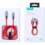 UGREEN Mobile Phone Accessories UGREEN USB 2.0 to Type-C 6A Aluminium Alloy Cable 1m (Red) | 20527