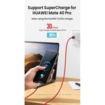 UGREEN Mobile Phone Accessories UGREEN USB 2.0 to Type-C 6A Aluminium Alloy Cable 1m (Red) | 20527