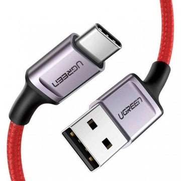 UGREEN Mobile Phone Accessories UGREEN USB 2.0 to Type-C 6A Aluminium Alloy Cable 1m (Red) | 20527