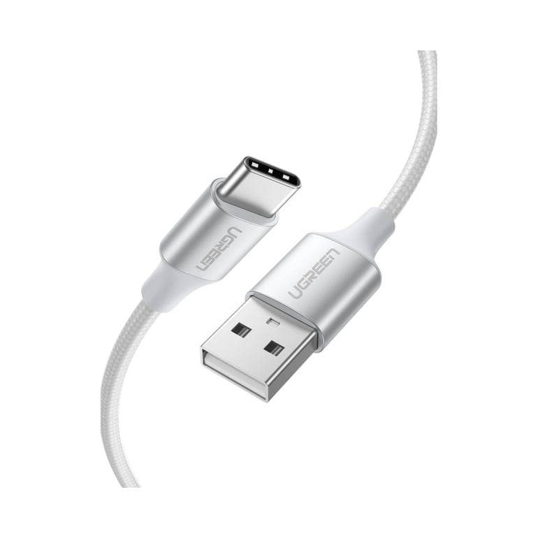 UGREEN USB A to C Quick Charging Cable (White) | 60131-60132-60133 - متجر نصر