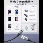 UGREEN Mobile Phone Accessories UGREEN USB-A to Lightning Charging Cable, Black / 60156-60158