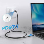 UGREEN Mobile Phone Accessories UGREEN USB-C 2.0 Male to USB-C 2.0 Male 3A Data Cable | US261