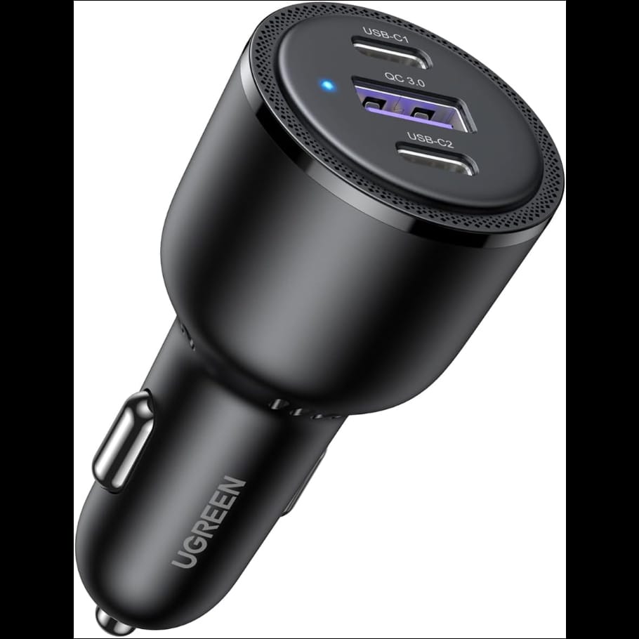 شاحن سيارة USB C ثلاثي المنافذ من يوجرين بقوة 69 وات | 20467 - متجر نصر