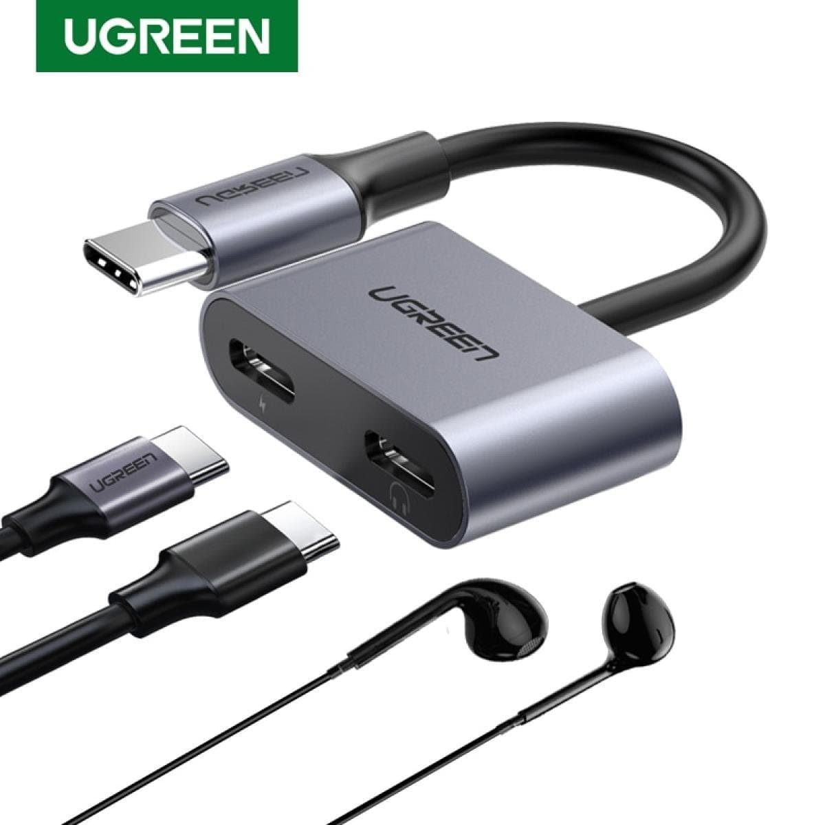 Ugreen USB-C One-Two Converter / CM232-60165 - متجر نصر