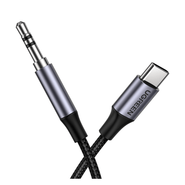 UGREEN Mobile Phone Accessories UGREEN USB-C to 3.5mm Braided Aux Cable Hi-Fi Audio 1M | 30633
