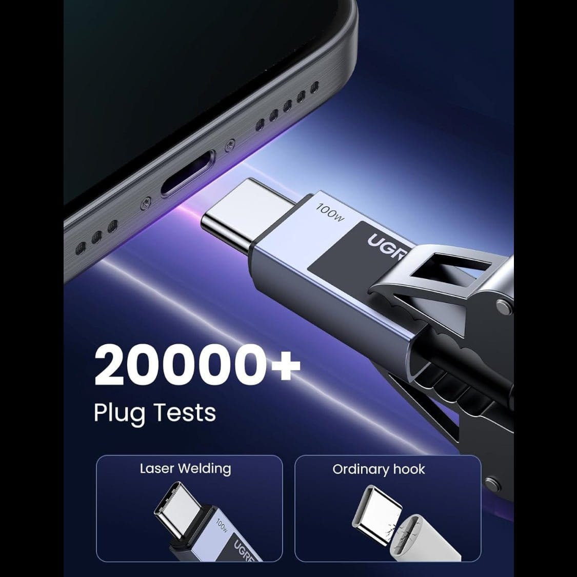 UGREEN USB C to USB C Cable 100W PD Fast Charging / L512 - متجر نصر