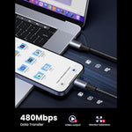 UGREEN Mobile Phone Accessories UGREEN USB-C to USB-C PD 3.1 (240W Max) Charger Cable | US535