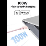 UGREEN Mobile Phone Accessories UGREEN USB-C to USB-C PD Fast Charging Braided Cable 5A Max /Multicolor/ L502