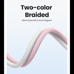 UGREEN Mobile Phone Accessories UGREEN USB-C to USB-C PD Fast Charging Braided Cable 5A Max /Multicolor/ L502