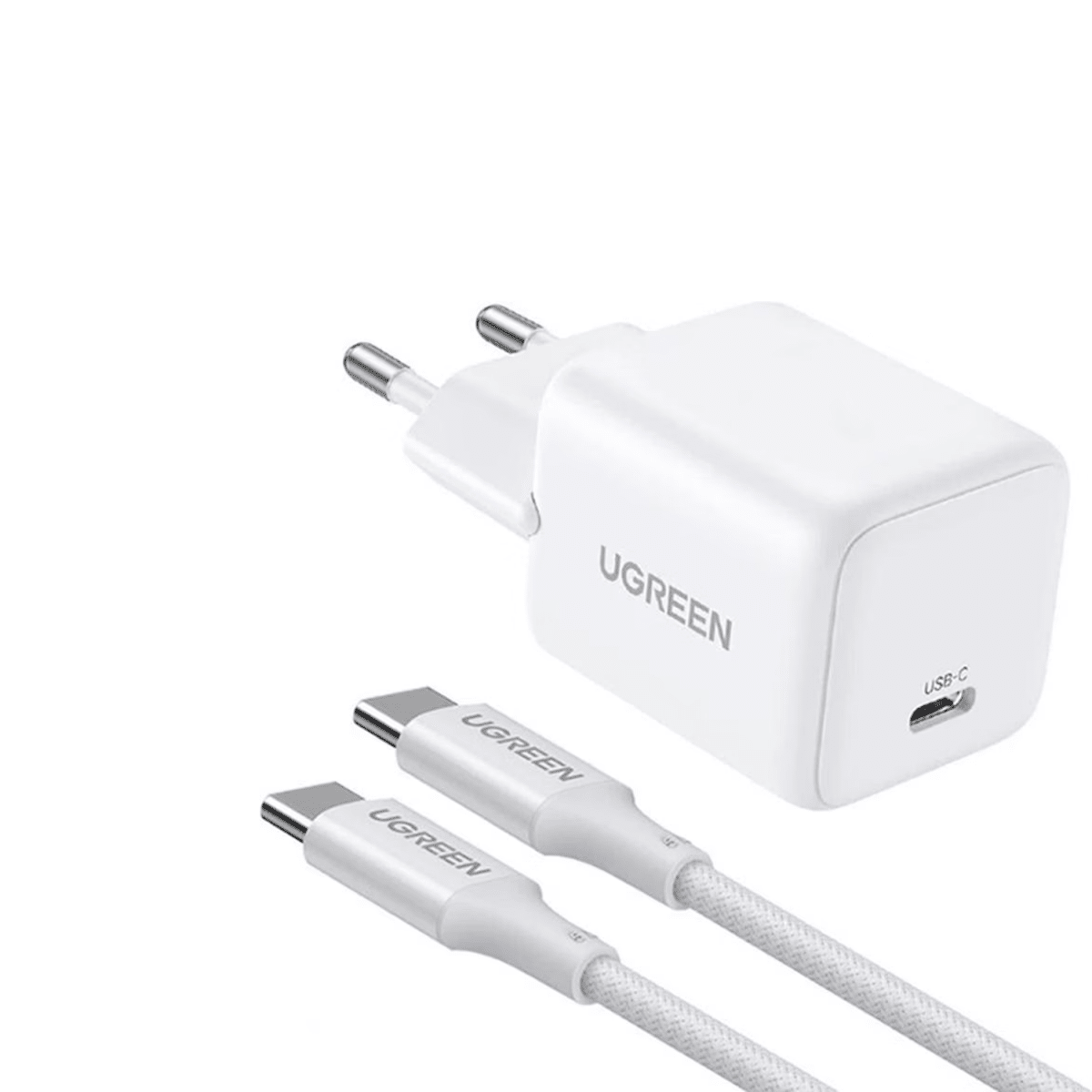 UGREEN 30W USB-C GaN Fast Charger EU (Set) -Multicolor / X513 - متجر نصر