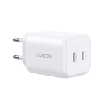UGREEN Mobile Phone Accessories White #65154 UGREEN 45W Dual USB-C GaN Fast Charger EU-Multicolor / X526