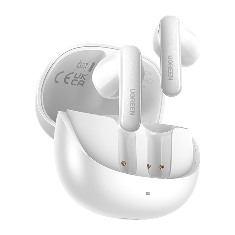 UGREEN-C LightBuds Pro Wireless Earbuds Adaptive ANC, Hi-Res LDAC, 6-Mic AI Calls, Bluetooth 6.0, 32H Playtime White | WS215 - Acc Need check - متجر نصر