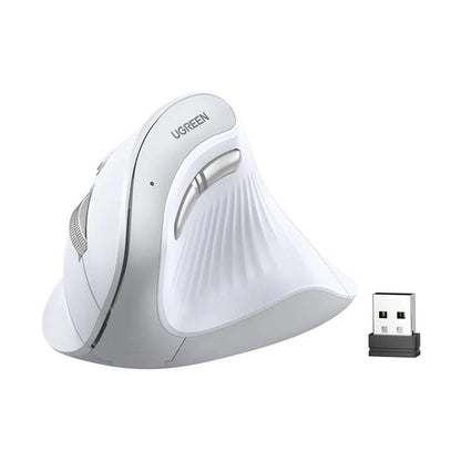 UGREEN Vertical Mouse Wireless (Bluetooth 5.0+2.4G) / MU008 White #45759