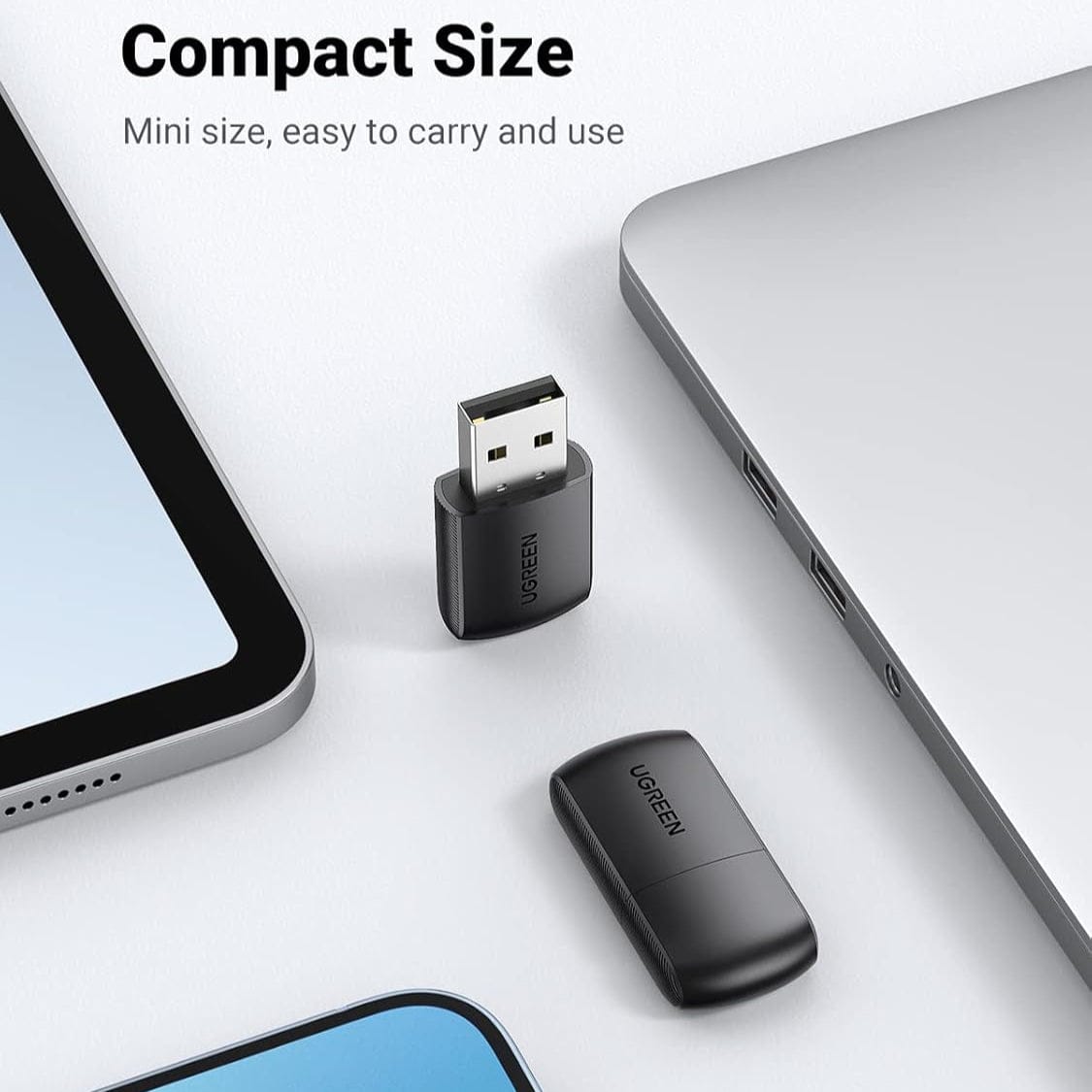UGREEN AC650 11ac Dual-Band Wireless USB Adapter / 20204 - متجر نصر