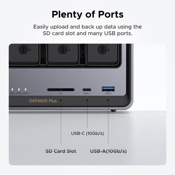 UGREEN Network Attached Storage DX4800 Plus (Diskless) EU / DXP4800 Plus / 35261 - متجر نصر