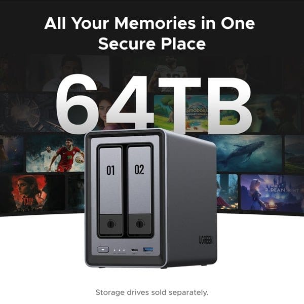 UGREEN Network Attached Storage DXP2800 (Diskless) EU / 25369 - متجر نصر