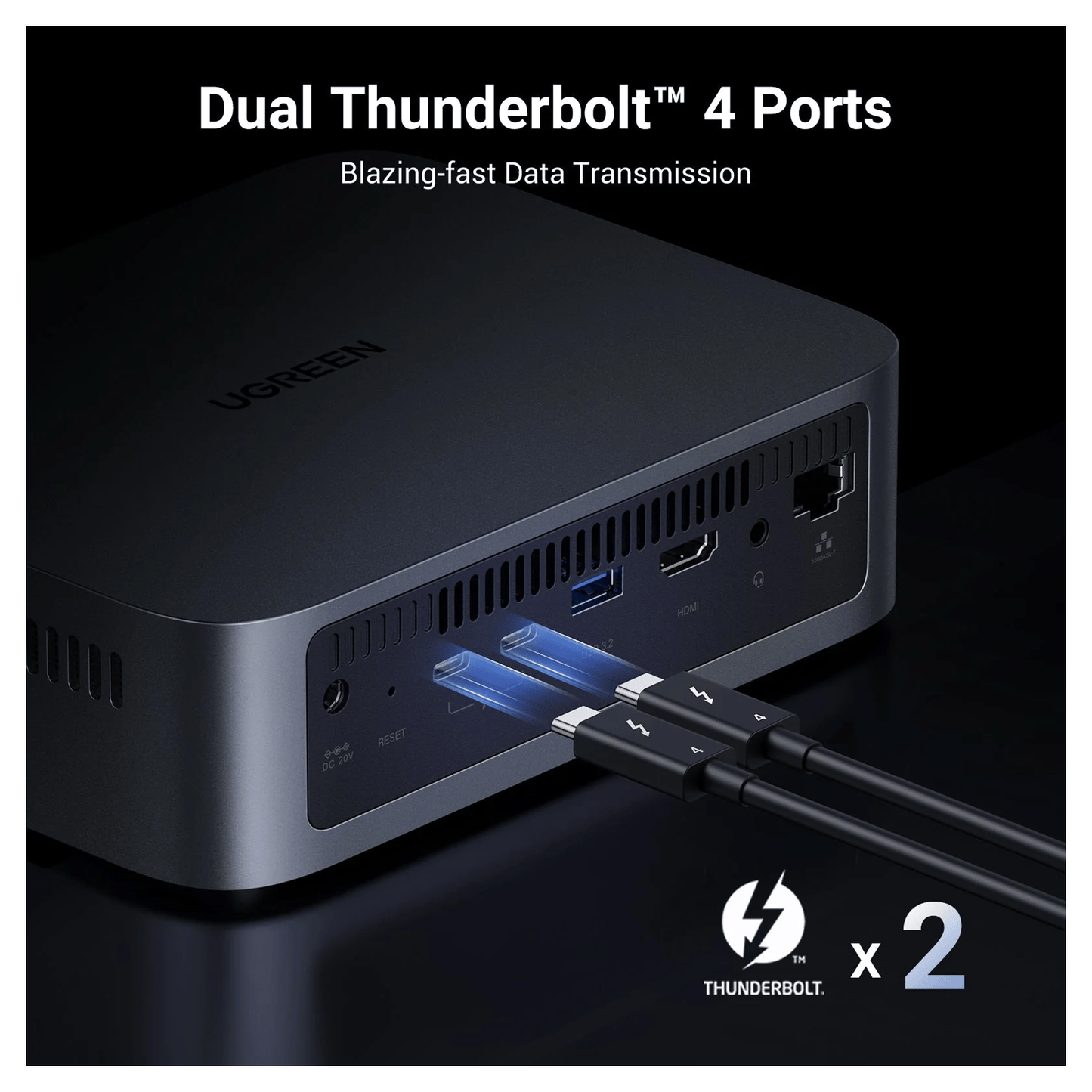 UGREEN Network Attached Storage DXP480T (Diskless) Plus EU / 25892 - متجر نصر
