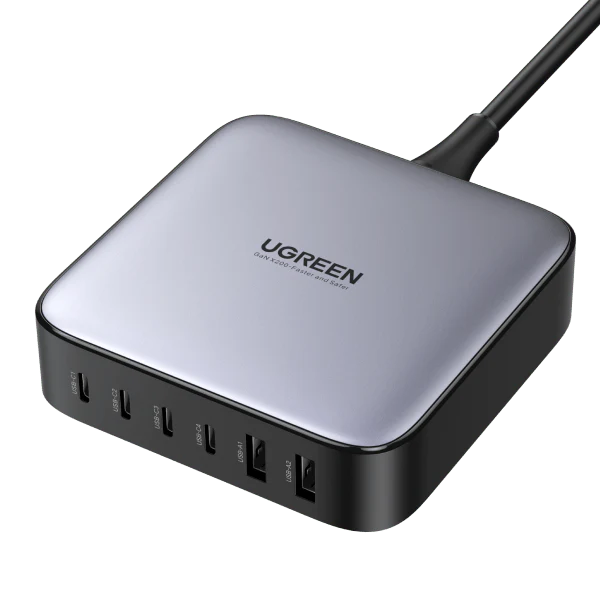 Ugreen Nexode 200W USB C GaN Charger-6 Ports Desktop Charger / 40914