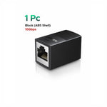 UGREEN RJ45 Shielded Network Coupler 10Gbps, Female to Female 1pc Black | NW326