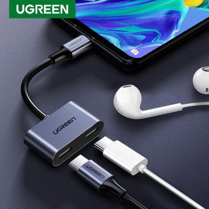 Ugreen USB-C One-Two Converter / CM232-60165 متجر نصر
